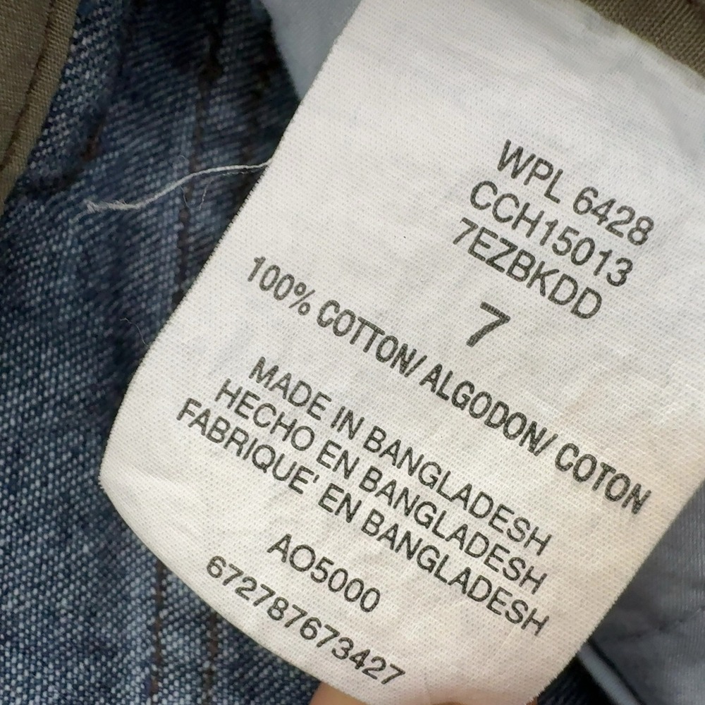 Vintage Wrangler WTG Tech Gear Jeans Boys 7 Blue Cotton Convertible Zip Off Y2K - Picture 4 of 9